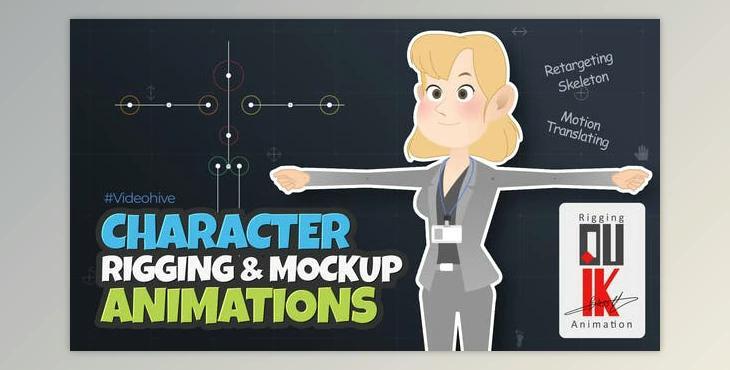 Character Rigging Mock Up Animations (Videohive 30582147) - AE Project