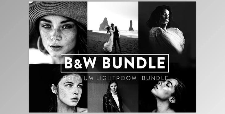 60 BLACK and WHITE Bundle Lightroom CreativeMarket-6043136 (DNG, XMP, LRTEMPLATE)