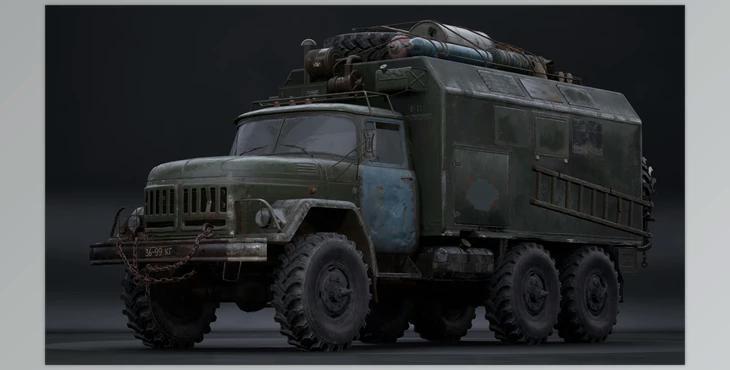 Unreal Engine - Soviet truck Zil Pack (Engine version 4.26- 4.27, 5.0- 5.2)