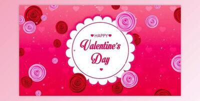 Circle Motion Flowers Style Valentines Day Slideshow (Videohive 42799522) - AE Project