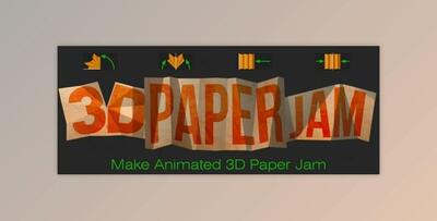 Aescript 3D Paper Jam v1.2.1 (WIN, MAC)