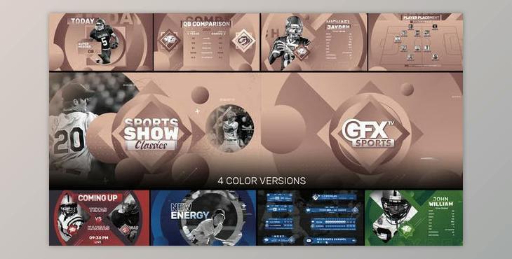 Gfx Tv Sports Show Pack (Videohive 28171736) - AE Project