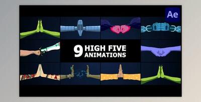 High Five Animations for After Effects (Videohive 53685510) - AE Project