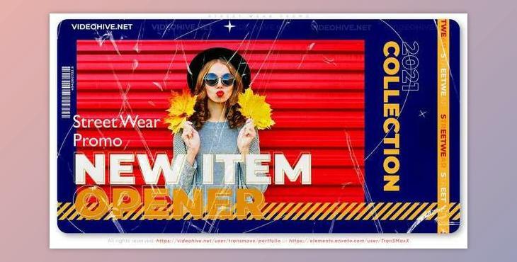 Street Wear Urban Opener (Videohive 30278455) - AE Project