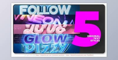 Original Text Styles – Mini Kit (Videohive 42314734) - AE Project