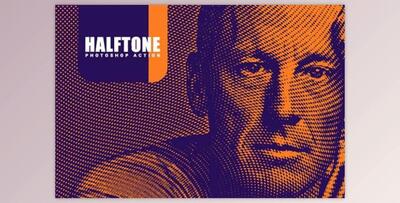 Halftone Photoshop Action CreativeMarket 720053