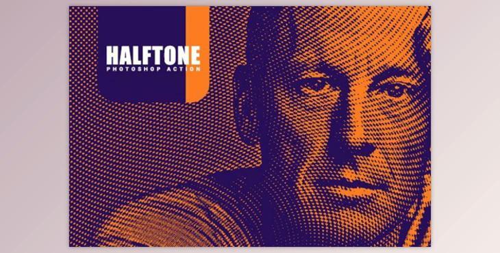 Halftone Photoshop Action CreativeMarket 720053