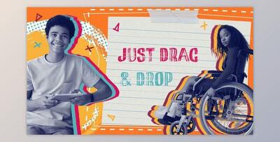 Back to School Collage Style Promo (Videohive 47710426) - AE Project