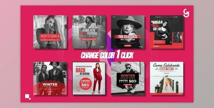 Fashion Advertising Social Post B21 (Videohive 30951314) - AE Project