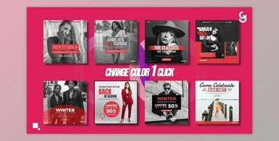 Fashion Advertising Social Post B21 (Videohive 30951314) - AE Project