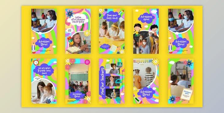 Kids School Instagram Story (Videohive 36746033) - AE Project