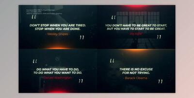 Motivational Quotes Opener (Videohive 32527423) - PR Project
