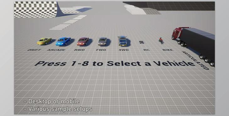 Unreal Engine - FGear Vehicle Physics v5.3