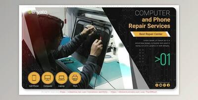 Computer and Phones Repair Services (Videohive 33224653) - AE Project