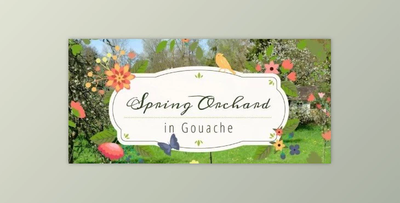 Paint a Springtime Orchard in Gouache: Mastering Techniques for Beginners