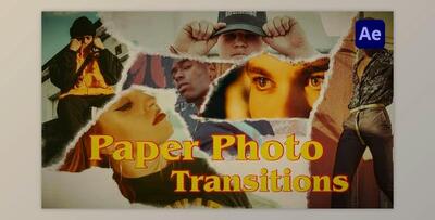 Paper Photo Transitions (Videohive 52947508) - AE Project