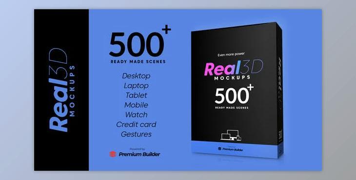 Real 3D Mockups (Videohive 42143044) - AE Project