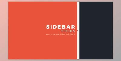 LenoFX - Sidebar Titles for Final Cut Pro