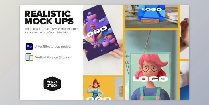Realistic Mock Ups Stories (Videohive 37246967) - AE Project