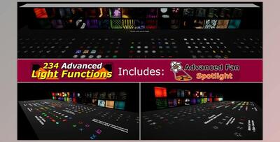 Unreal Engine - 234 Advanced Light Function (Engine version 4.26-4.27, 5.1-5.3)
