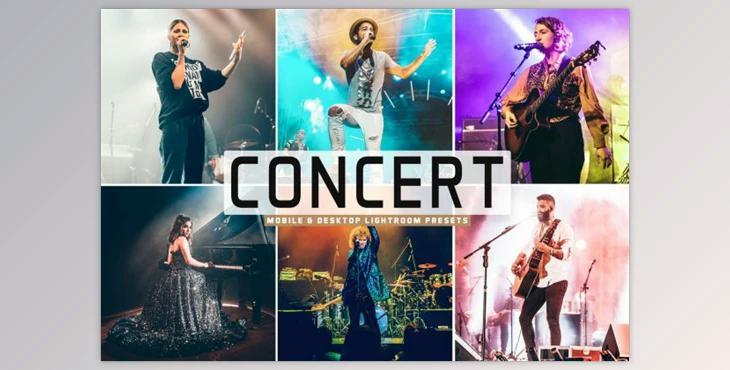 Concert Mobile & Desktop Lightroom Presets by creativetacos