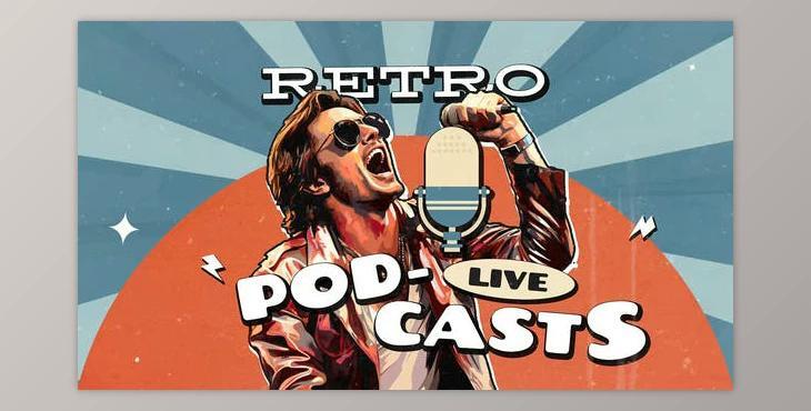 Retro Podcast (Videohive 51823082) - AE Project