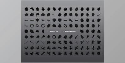 UI8 – 3D Black Shapes Collection
