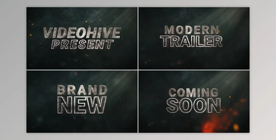 Powerful Action Trailer // Cinematic Trailer (Videohive 45757557) - AE Project