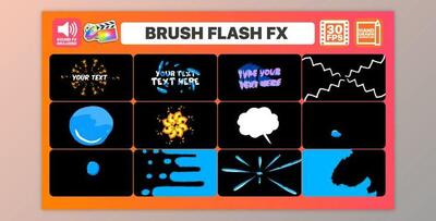 Brush Flash FX for FCPX (Videohive 38538018)