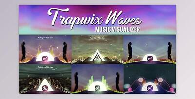 TrapWix Waves Music Visualizer (Videohive 21461063) - AE Project
