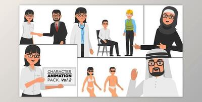 Character Animation Pack Vol.2 (Videohive 23749871) - AE Project