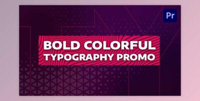 Bold Colorful Typography Promo - Mogrt (Videohive 31901878)