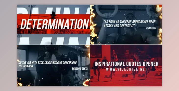 Inspirational Quotes opener (Videohive 21207220) - AE Project