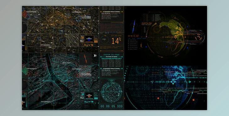 HUD UI Earth 5 (Videohive 43775314) - AE Project