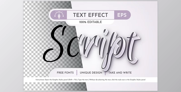 Script Editable Text Effect - 92006789