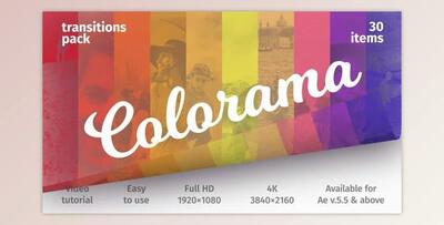 Colorful Transitions - Transitions Pack (Videohive 21382230)