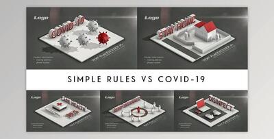 Anti COVID-19 (Videohive 29608234) - AE Project
