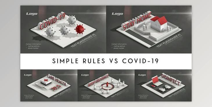 Anti COVID-19 (Videohive 29608234) - AE Project