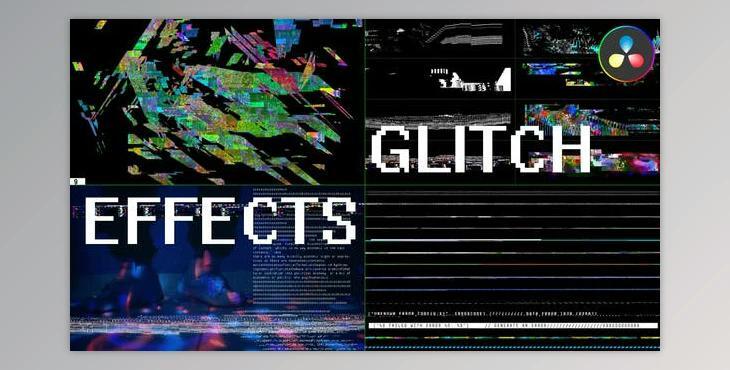 Glitch Effects for DaVinci Resolve (Videohive 50546559)