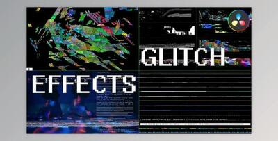 Glitch Effects for DaVinci Resolve (Videohive 50546559)