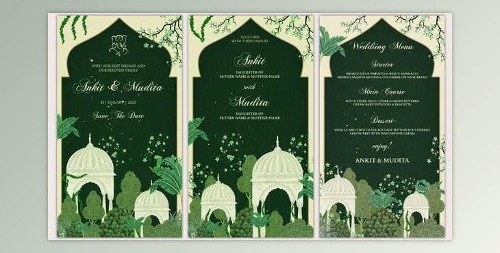 Unique wedding Invitation Traditional theme Card (Videohive 43806515) - AE Project