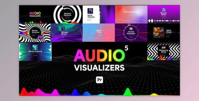 Audio Visualizers Pack 5 for Premiere Pro (Videohive 49661106)