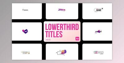 Lowerthird Titles 13 for After Effects (Videohive 45314856) - AE Project
