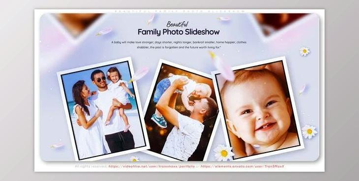 Beautiful Family Photo Slideshow (Videohive 37291930) - AE Project
