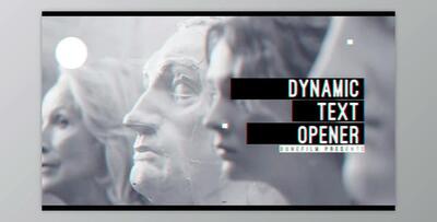Dynamic Text Opener (Videohive 27116091) - AE Project