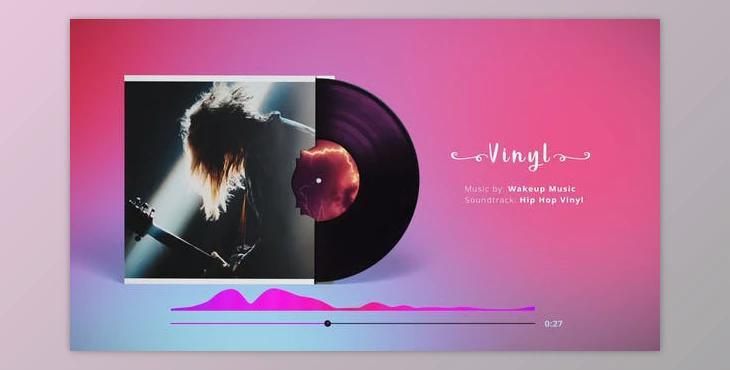 Vinyl Disc Music Visualizer (Videohive 23292200) - AE Project