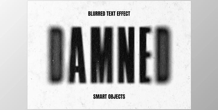 Dust Blurred Halftone Text Effect - 194631352