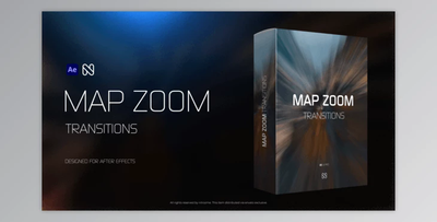 Map Zoom Transitions (Videohive 51779290) - AE Project