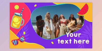 Summer Vacation Slideshow (Videohive 37602190) - AE Project