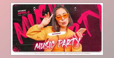 Night Club Party (Videohive 43425646) - AE Project
